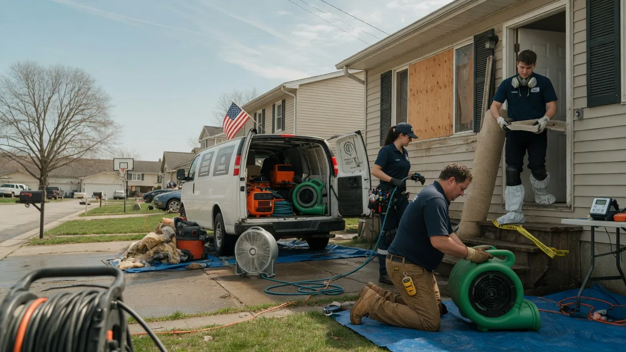 Water Damage Restoration in New Galilee, PA near me